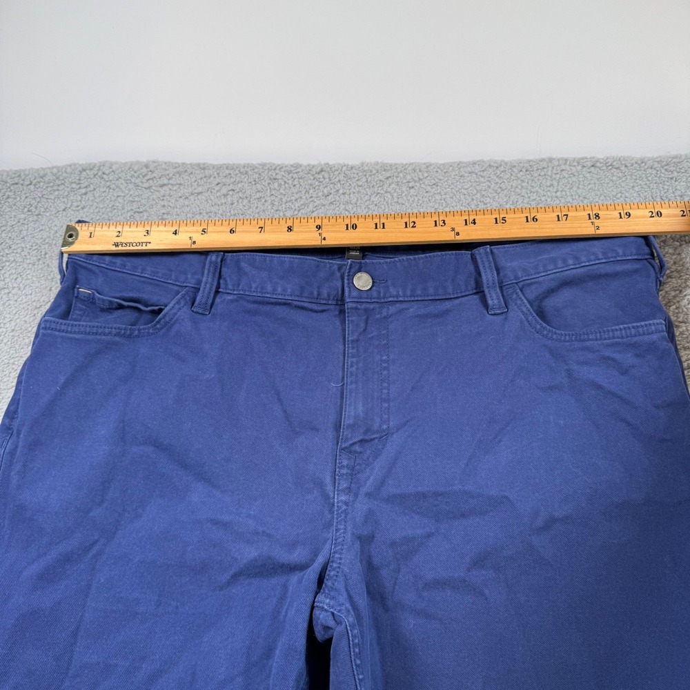 Banana Republic Traveler Slim Fit Blue Chinos‎ Pants Mens 40x33 Cotton Blend - Picture 5 of 11